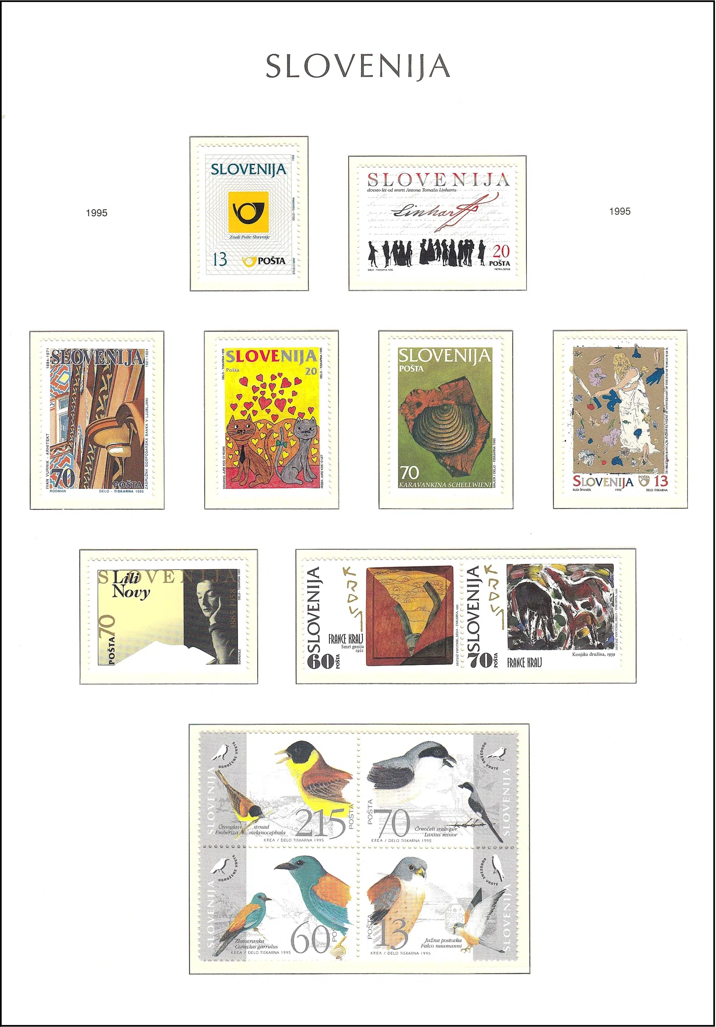 SLOVENIJA 1995 - 1996